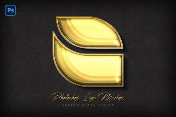 Download Holographic Logo Mockup - Graphic Collection