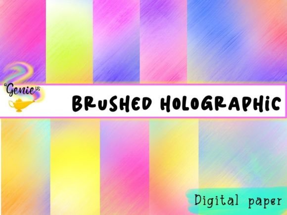 Download Brushed Holographic Paper - Graphic Collection