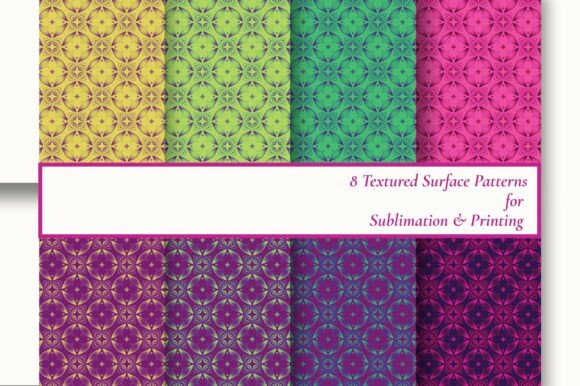Download 8 Holographic Effect Seamless Patterns - Graphic Collection