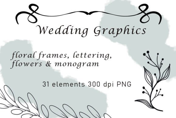 Download Wedding Graphics, Lettering, Clipart Png - Graphic Collection