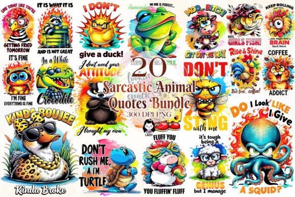 Download Sarcastic Animal Funny Quotes Clipart - Quotes Collection